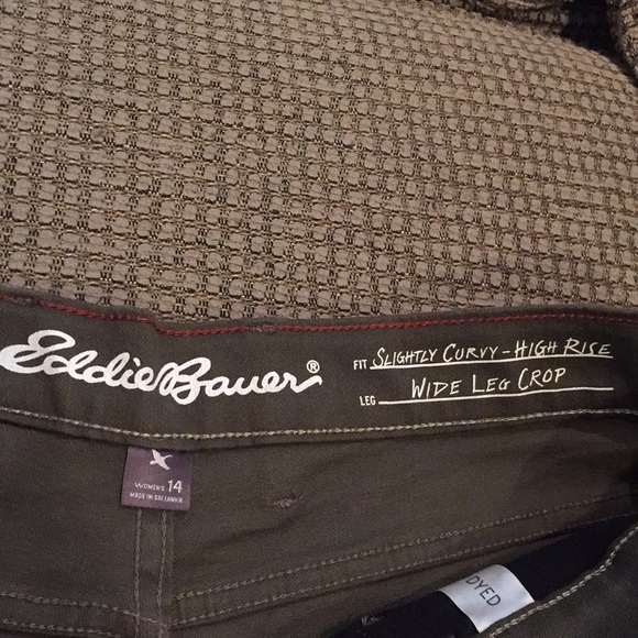 Eddie Bower wide leg cropped jeans (sz 14) - Picture 7 of 11